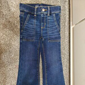Girls Jeans with Flare Bottoms